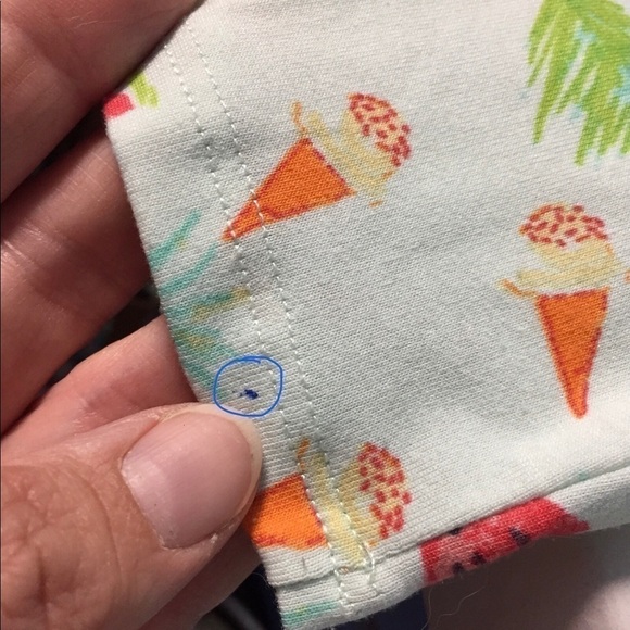 𝅺lularoe Summer Fruit Irma Oversized High Low Tunic - Picture 12 of 12